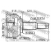 2010-CARA47 FEBEST Шарнир, приводной вал