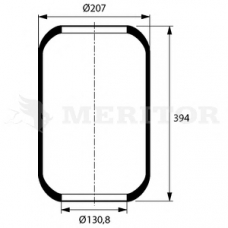 MLF8001 MERITOR Кожух пневматической рессоры