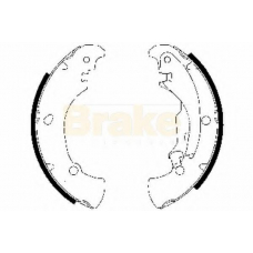 SH2505 BRAKE ENGINEERING Комплект тормозных колодок