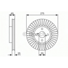 0 986 479 971 BOSCH Тормозной диск