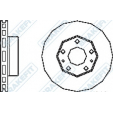 DK6192 APEC Тормозной диск