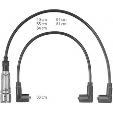 0300890612 BERU Комплект проводов зажигания