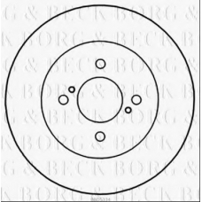 BBD5334 BORG & BECK Тормозной диск