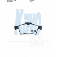 BP-6563 KAVO PARTS Комплект тормозных колодок, дисковый тормоз
