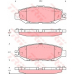GDB1240 TRW Комплект тормозных колодок, дисковый тормоз