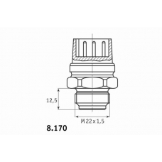 8.170.02 BEHR Термовыключатель, вентилятор радиатора