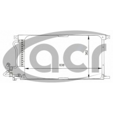 300060 ACR Конденсатор, кондиционер