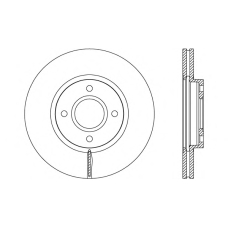 BDA2688.20 OPEN PARTS Тормозной диск