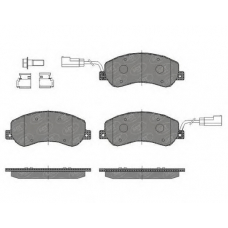 SP 437 SCT Комплект тормозных колодок, дисковый тормоз
