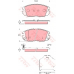 GDB3409 TRW Комплект тормозных колодок, дисковый тормоз