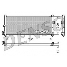 DCN46011 DENSO Конденсатор, кондиционер