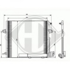 8169100 DIEDERICHS Конденсатор, кондиционер