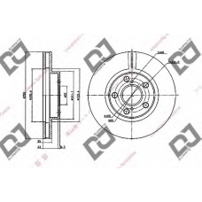 BD2025 DJ PARTS Тормозной диск