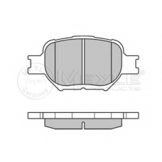 025 235 2617 MEYLE Комплект тормозных колодок, дисковый тормоз