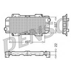 DRM10019 DENSO Радиатор, охлаждение двигателя