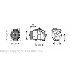 VWK240 AVA Компрессор, кондиционер