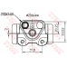 BWF291 TRW Колесный тормозной цилиндр