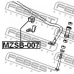 MZSB-007 FEBEST Опора, стабилизатор