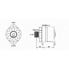 943356949010 MAGNETI MARELLI Генератор