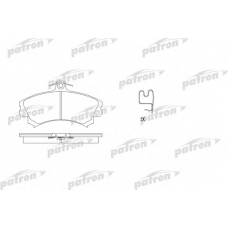PBP1093 PATRON Комплект тормозных колодок, дисковый тормоз