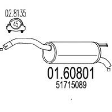 01.60801 MTS Глушитель выхлопных газов конечный