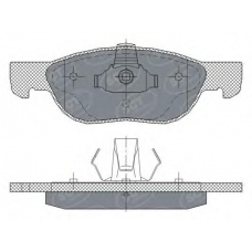 SP 296 SCT Комплект тормозных колодок, дисковый тормоз