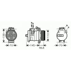 8412952 KUHLER SCHNEIDER Компрессор, кондиционер