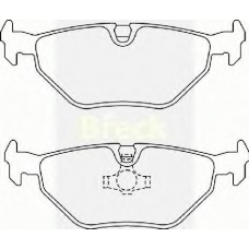 20180 00 BRECK Комплект тормозных колодок, дисковый тормоз