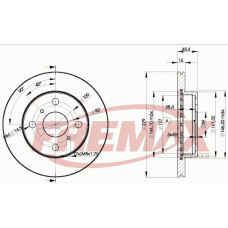 BD-1009 FREMAX Тормозной диск