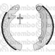 S 15 501 BREMBO Комплект тормозных колодок