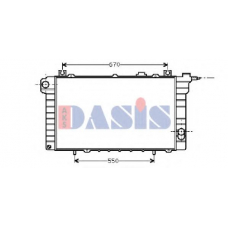 070058N AKS DASIS Радиатор, охлаждение двигателя