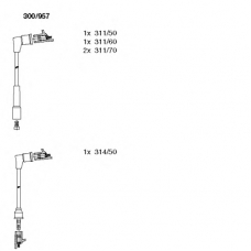 300/957 BREMI Комплект проводов зажигания