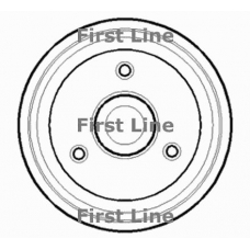 FBR732 FIRST LINE Тормозной барабан