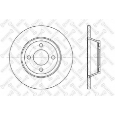 6020-4741-SX STELLOX Тормозной диск