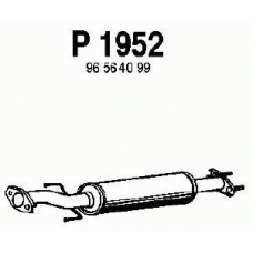 P1952 FENNO Средний глушитель выхлопных газов