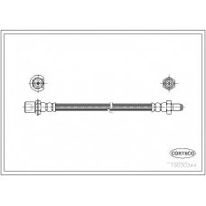 19030344 CORTECO Тормозной шланг