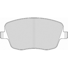 FD6963A NECTO Комплект тормозных колодок, дисковый тормоз