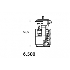 6.500.87 BEHR Термостат, охлаждающая жидкость