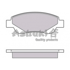 1080-2212J ASHUKI Комплект тормозных колодок, дисковый тормоз