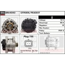 DRA4043X DELCO REMY Генератор