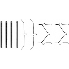 8DZ 355 201-101 HELLA PAGID комплект принадлежностей, тормозной суппорт
