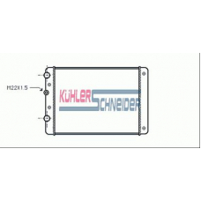 1316201 KUHLER SCHNEIDER Радиатор, охлаждение двигател