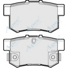 PAD1829 APEC Комплект тормозных колодок, дисковый тормоз