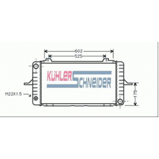 1800371 KUHLER SCHNEIDER Радиатор, охлаждение двигател
