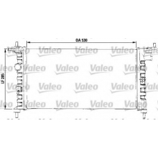 731013 VALEO Радиатор, охлаждение двигателя