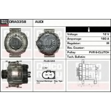 DRA0358 DELCO REMY Генератор