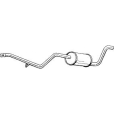 282-231 BOSAL Глушитель выхлопных газов конечный