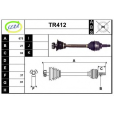 TR412 SERA Приводной вал