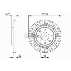 0 986 479 890 BOSCH Тормозной диск