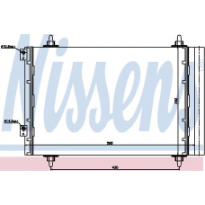940105 NISSENS Конденсатор, кондиционер